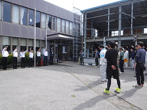 出発式～がんばるぞ！～